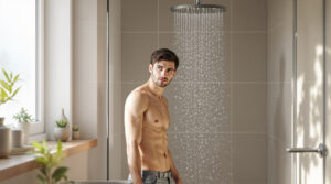 discover why the effects of a hot shower change exactly after 5 minutes – and why it might not be for the better.